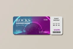 Ticket Mockup