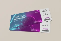 Ticket Mockup