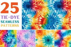 Tie-Dye Seamless Patterns