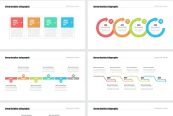 Timeline Arrows Templates PowerPoint