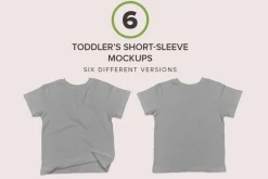 Toddler’s Short-Sleeve Mockups