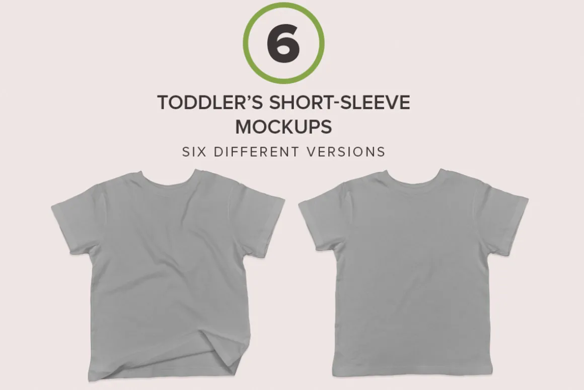 Toddler’s Short-Sleeve Mockups