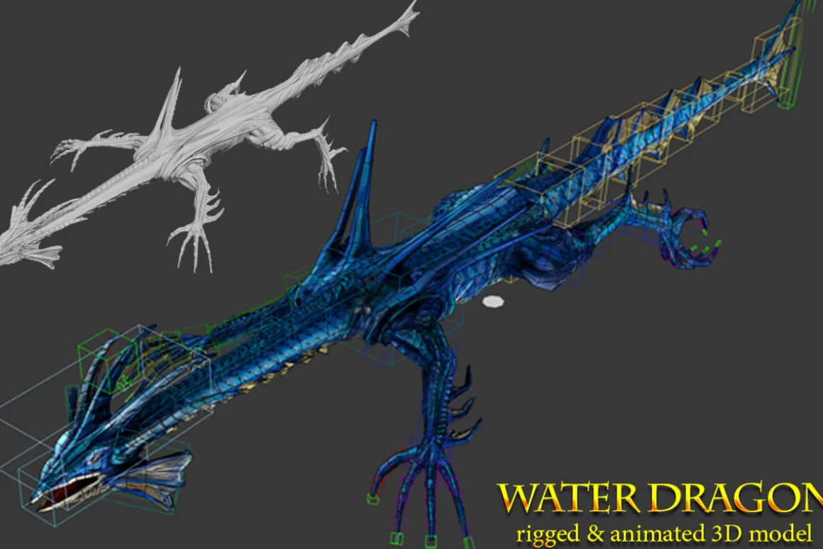 Toon Water Dragon