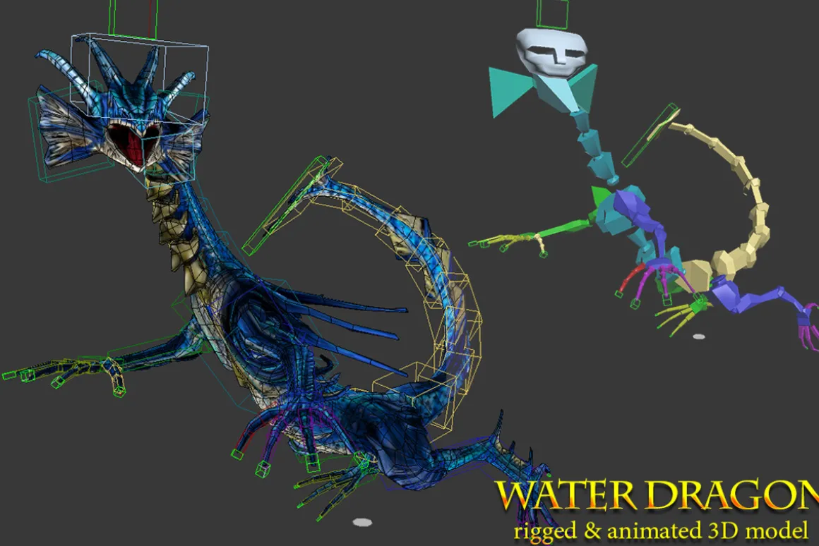 Toon Water Dragon
