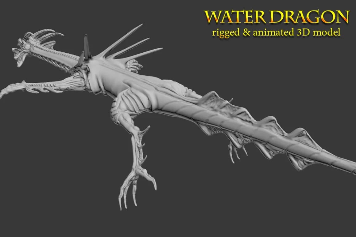 Toon Water Dragon