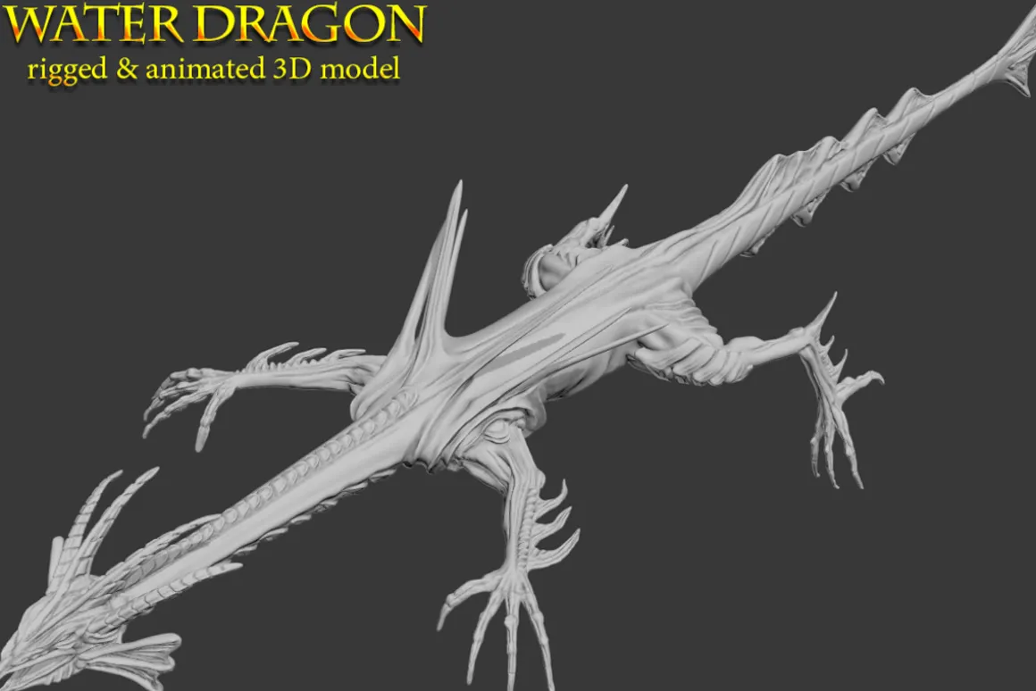 Toon Water Dragon