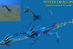 Toon Water Dragon