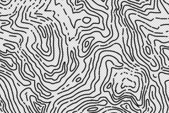 Topographic map seamless pattern