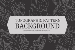 20 Topographic Pattern Background