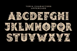 Toria Bohemian Decorative Serif Font