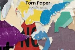 107 Torn Paper Art Collection