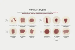 Tosa Mitsuoki Procreate Brushes
