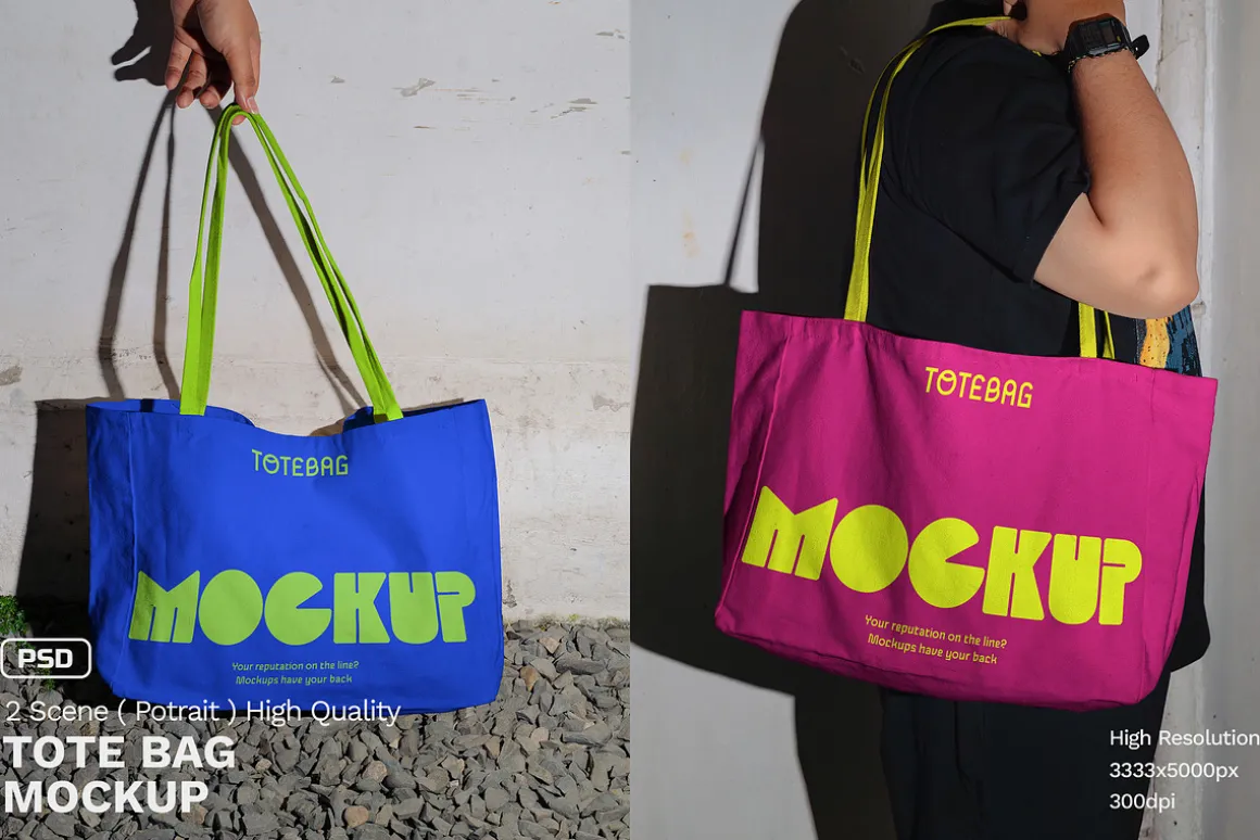 Tote Bag Mockup - VOL 1