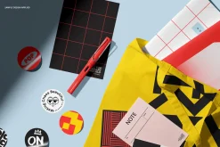 Tote Bag Mockup Stationery
