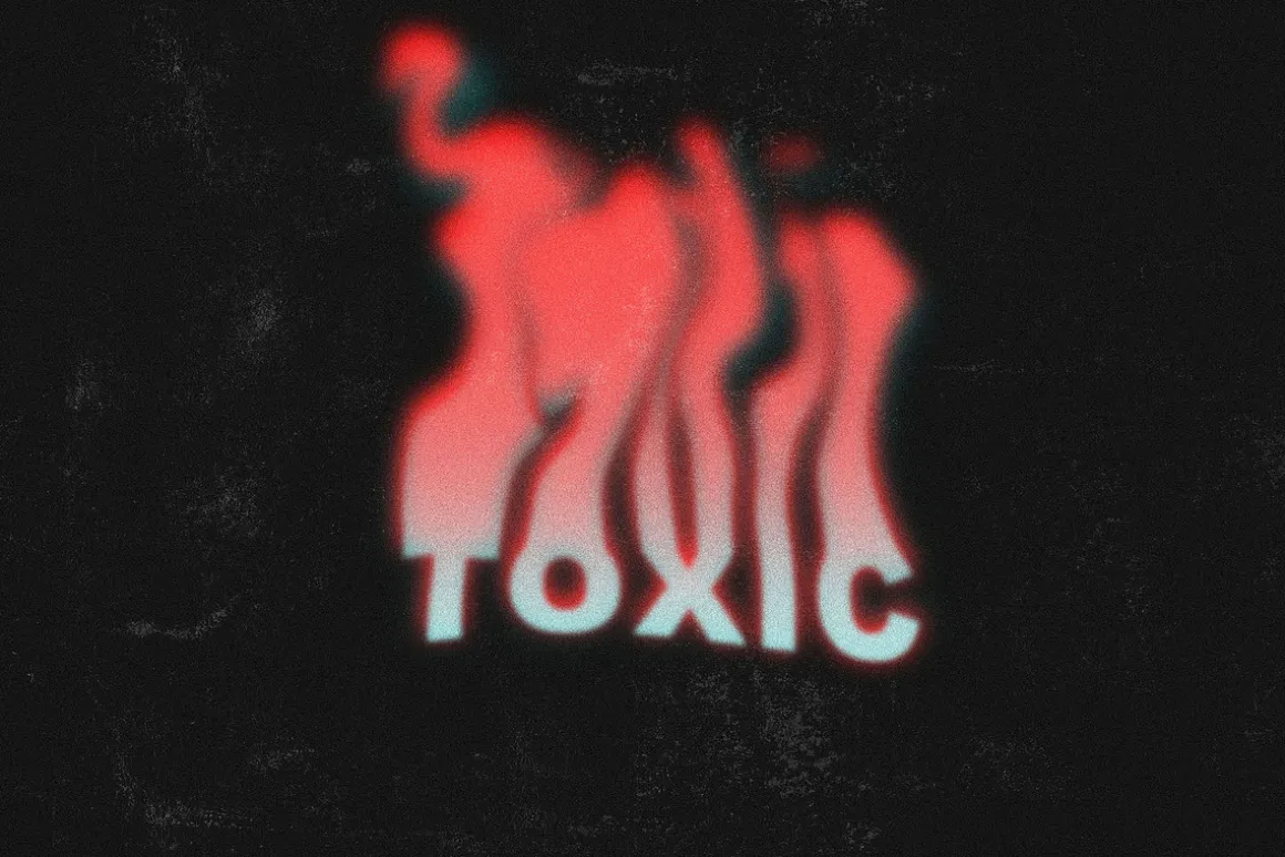 Toxic Flames Text Effect