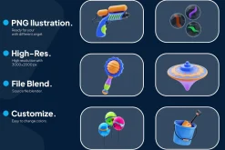 Toy Kids 3D Icon Pack