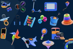Toy Kids 3D Icon Pack