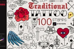 Traditional Tattoo Stamp Oldschool
