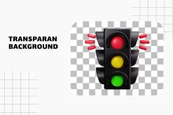 Traffic Light 3D Icons