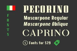 Trattoria Font Collection