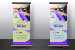 Travel agency business banner set
