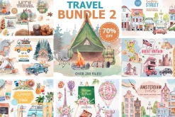 TRAVEL BUNDLE 2. Watercolor set