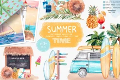 TRAVEL BUNDLE 2. Watercolor set