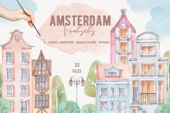 TRAVEL BUNDLE 2. Watercolor set