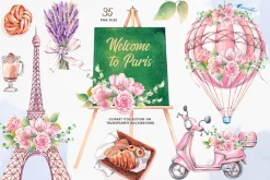 TRAVEL BUNDLE 2. Watercolor set