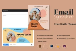 Travel Guide (Woman) Email Signature