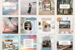 50 TRAVEL Instagram Templates 2026