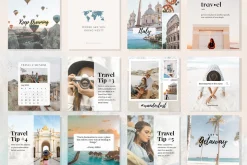 50 TRAVEL Instagram Templates 2026
