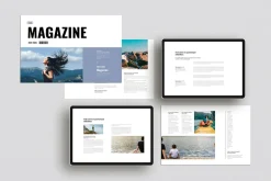 Travel Magazine Landscape Template
