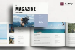 Travel Magazine Landscape Template