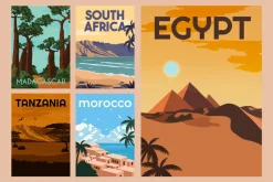 Travel Poster Africa Vol.1