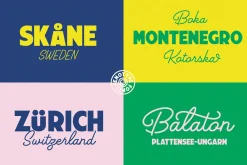 Travel Poster Font Duo