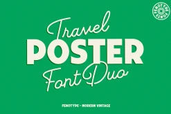 Travel Poster Font Duo