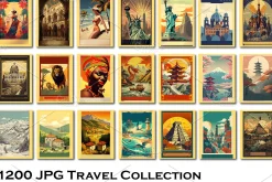 Travel Poster Wall Art Bundle