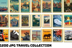 Travel Poster Wall Art Bundle
