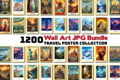 Travel Poster Wall Art Bundle