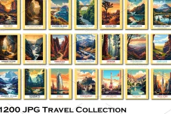 Travel Poster Wall Art Bundle
