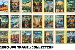 Travel Poster Wall Art Bundle