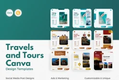 Travels Canva Design Templates