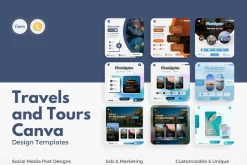 Travels Canva Design Templates