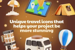 Travy - Travel 3D Icon Set