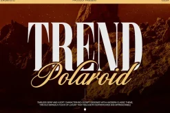 Trend Polaroid - Font Duo