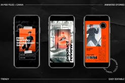 Trendy Animated IG Stories Ps, Canva