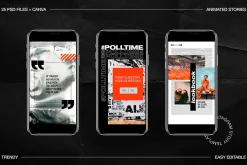 Trendy Animated IG Stories Ps, Canva