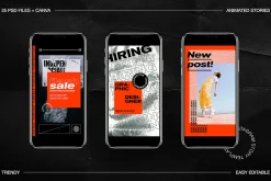 Trendy Animated IG Stories Ps, Canva