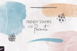 Trendy Stamps for Procreate